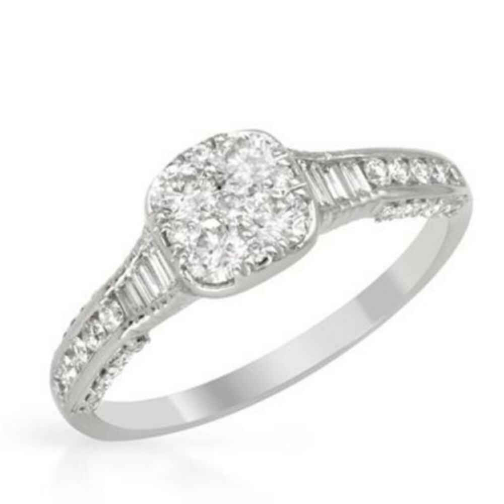 New, never worn. White gold diamond ring. Size‎ 7